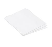 Rebower Expanded PVC Board Sheet 2.8mm Thick, 280x355mm Lightweight Rigid Plastic Foam Sheet, [for Crafts Signage Displays Digital Screen Printing] - White/ 3 Pcs