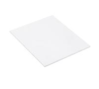 Rebower Expanded PVC Board Sheet 6mm Thick, 130x180mm Lightweight Rigid Plastic Foam Sheet, [for Crafts Signage Displays Digital Screen Printing] - White/ 1 Pcs