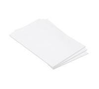 Rebower Expanded PVC Board Sheet 6mm Thick, 150x300mm Lightweight Rigid Plastic Foam Sheet, [for Crafts Signage Displays Digital Screen Printing] - White/ 3 Pcs