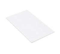 Rebower Expanded PVC Board Sheet 6mm Thick, 150x300mm Lightweight Rigid Plastic Foam Sheet, [for Crafts Signage Displays Digital Screen Printing] - White/ 1 Pcs