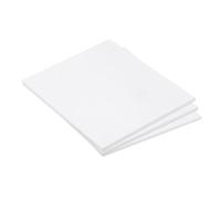 Rebower Expanded PVC Board Sheet 6mm Thick, 200x250mm Lightweight Rigid Plastic Foam Sheet, [for Crafts Signage Displays Digital Screen Printing] - White/ 3 Pcs