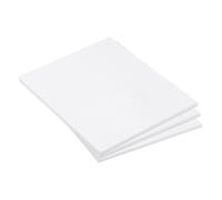 Rebower Expanded PVC Board Sheet 6mm Thick, 216x280mm Lightweight Rigid Plastic Foam Sheet, [for Crafts Signage Displays Digital Screen Printing] - White/ 3 Pcs