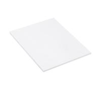 Rebower Expanded PVC Board Sheet 6mm Thick, 216x280mm Lightweight Rigid Plastic Foam Sheet, [for Crafts Signage Displays Digital Screen Printing] - White/ 1 Pcs