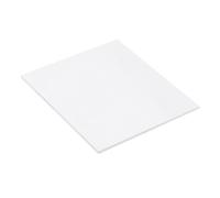Rebower Expanded PVC Board Sheet 6mm Thick, 300x300mm Lightweight Rigid Plastic Foam Sheet, [for Crafts Signage Displays Digital Screen Printing] - White/ 1 Pcs
