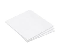 Rebower Expanded PVC Board Sheet 6mm Thick, 300x300mm Lightweight Rigid Plastic Foam Sheet, [for Crafts Signage Displays Digital Screen Printing] - White/ 3 Pcs