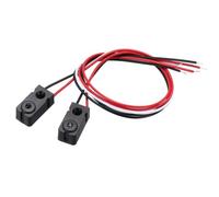 Rebower IR Break Beam Sensor, 3mm LEDs Through Beam Sensor 0-25cm || 4.5-5.5VDC 100mA 30cm Length Counting Module Split Photoelectric Switch for Apply Relay