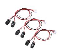 Rebower IR Break Beam Sensor, 5mm LEDs Through Beam Sensor 0-30cm 5Set | 4.5-5.5VDC 100mA 30cm Length Counting Module Split Photoelectric Switch with XH2.54 Terminal for Apply Relay