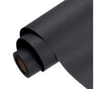 Rebower Kraft Wrapping Paper Roll, Poster Bulletin Board, [for Christmas Wrapping, Bouquet Flower Packing, Gift-Wrap] - 12 x 709 Inch / Black / 1 Roll