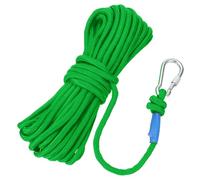 Rebower Nylon Anchor Rope with Hook,5/16"x49ft Hollow Braided Polypropylene Rope Cord Floating Line Boat Ropes,[for Docking Pool]-Green