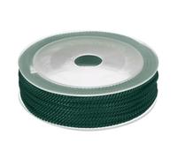Rebower Nylon Twisted Trim Cord Rope, 3mm/7.6 Yards, Dark Green, for Sewing Home Decor Crafts