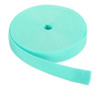 Rebower Nylon Webbing Strap, 10 Yards x 7/8 Inch Polypropylene Webbing Lightweight Strapping Backpack Band for DIY Gear Repair Outdoor Luggage Cargo Straps, Pale Blue