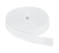 Rebower Nylon Webbing Strap, 10 Yards x 7/8 Inch Polypropylene Webbing Lightweight Strapping Backpack Band for DIY Gear Repair Outdoor Luggage Cargo Straps, White