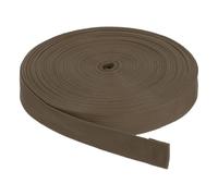 Rebower Nylon Webbing Strap, 25 Yards x 1 Inch Polypropylene Webbing Lightweight Strapping Backpack Band for DIY Gear Repair Outdoor Luggage Cargo Straps, Coffee