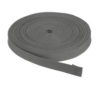 Rebower Nylon Webbing Strap, 25 Yards x 7/8 Inch Polypropylene Webbing Lightweight Strapping Backpack Band for DIY Gear Repair Outdoor Luggage Cargo Straps, Dark Grey