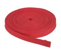 Rebower Nylon Webbing Strap, 25 Yards x 7/8 Inch Polypropylene Webbing Lightweight Strapping Backpack Band for DIY Gear Repair Outdoor Luggage Cargo Straps, Bright Red