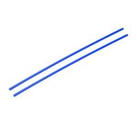 Rebower Plastic Round Rod POM Polyoxymethylene Rods Hard Bar,[for Engineering,Agriculture,Industry,DIY] - 1/4 Inch Dia 16 Inch Length/Blue / 2 Pcs