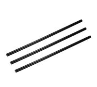 Rebower Plastic Round Rod POM Polyoxymethylene Rods Hard Bar,[for Engineering,Agriculture,Industry,DIY] - 3/5 Inch Dia 16 Inch Length/Black / 3 Pcs