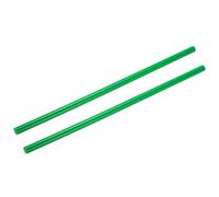 Rebower Plastic Round Rod POM Polyoxymethylene Rods Hard Bar,[for Engineering,Agriculture,Industry,DIY] - 3/5 Inch Dia 16 Inch Length/Green / 2 Pcs