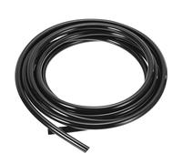 Rebower Pneumatic Tubing Pipe,12mm x 8mm Black PU Polyurethane Tube,16.4FT 5M,PU Air Line Tubing Hose Tubes for Air Compressor,Fluid Transfer,Air Brake