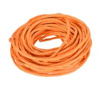 Rebower Raffia Paper Ribbon 15 Yard Raffia String Paper Rope Handmade Twisted Paper Craft Cord, [for Christmas Party Gifts Wrapping DIY Craft Decoration] - Orange Yellow