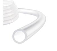 Rebower Silicone Tubing 1/8" ID x 3/16" OD 16ft Length High Temp Clear | Pure Silicon Tube Silicone Hose for Home Brewing Wine Making, Beer Line, Aquaponics