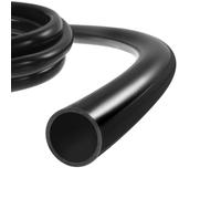 Rebower Silicone Tubing,4mm ID x 6mm OD Pure Silicon Tube High Temp Silicone Hose [for Home Brewing,Pump Transfer,Aquaponics]-10 ft Length/Black