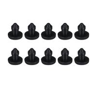 Rebower Snap in Locking Hole Plugs Rubber Panel Seal Cover Drilled Silicone Caps, [for Kitchen Rubber, Waterproof Sealing Plugs] - 5mm/0.2in/Black/10Pcs