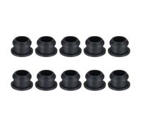Rebower Snap in Locking Hole Plugs Rubber Panel Seal Cover Drilled Silicone Caps, [for Kitchen Rubber, Waterproof Sealing Plugs] - 12.5mm/0.5in/Black/10Pcs