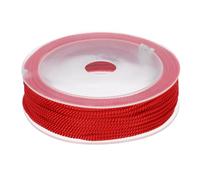 Rebower Trim Cord Rope, 2mm / 14 Yards Nylon Twisted Trim Cord Rope Thread String Rope Cord Braid Trim [for Sewing Home Decor Crafts] - 0.08 Inch/Red