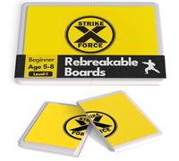 Rebreakable Punching Boards, Taekwondo Karate and Martial Arts Board for Kids and Adults, Boxing Equipment and Kickboxing (Yellow/Easy)