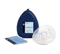 Rebreath Pocket Face Mask With Valve For CPR For Personal Protection During Mounth To Mounth Resuscitation In A Blue Clamshell Case - Perfect for First Aiders