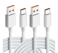 REBUCINA 2 PCS USB C Charge Turbo Cable for Xiaomi,USB C Cable for Xiaomi Lite/13/13 Pro/12T/12 12X/11T Mi 10 10T,Redmi Note 11 Pro+ 5G/11 Pro/11/10 9 Pro 11S/12/10S,6A Fast Charge 2M