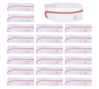 REBUCINA 20 Pcs Chef Hats Chef Hat Clothing Disposable Expandable White Chef Hats Adult Male and Female Chef Hats Tall Chef Hats Suitable for Home Kitchen Restaurant Catering Party Cooking Accessories