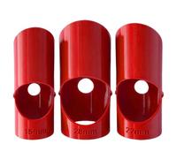 REBUCINA 3PCS Pipe Lagging Insulation Foam Cutter Tool Pipe Lagging Mitre Tool Ideal Foam Pipe Lagging Cutter Slice for 45 Degree Angles for 15mm 22mm 28mm Lagging Jig for Copper Pipe Insulation(Red)