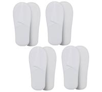 REBUCINA 4 Pairs Disposable Slippers,Disposable Hotel Slippers,Closed Toe Slippers,Indoor Slippers for Guests,Non-Slip Spa Slippers,for Men Women Travel,Spa,Party,Easy to Carry