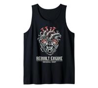 Rebuilt Engine Heart Surgery Survivor Recovery Tank Top