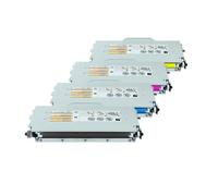 Rebuilt for Brother MFC-9420 CN - TN-04 - Toner Set Black, Cyan, Magenta, Yellow - for Approx. 1 x 10.000 & 3 x 6.600 Pages (5% Coverage)