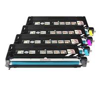 Rebuilt for Epson Aculaser C 2800 DN - C2800 / C13S051158 - C13S051161 - Toner Set Black, Cyan, Magenta, Yellow - For approx. 1 x 8.000 & 3 x 6.000 Pages (5% Coverage)