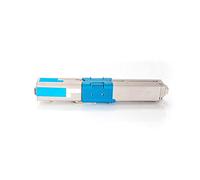 Rebuilt for OKI C 310 DN - 44469706 - Toner Cyan - for Approx. 2000 Pages (5% Coverage)