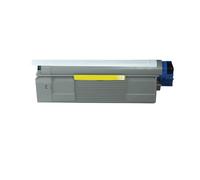 Rebuilt for OKI C 5850 DN Toner Yellow - 43865721 - For approx. 6000 Pages (5% Coverage)
