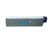 Rebuilt for OKI C 800 Series - 44643003 - Toner Cyan - for Approx. 7300 Pages (5% Coverage)