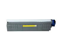 Rebuilt for OKI C 821 DN - 44643001 - Toner Yellow - for Approx. 7300 Pages (5% Coverage)