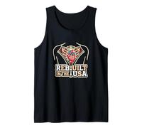Rebuilt in The USA Open Heart Surgery Survivor Recovery Tank Top