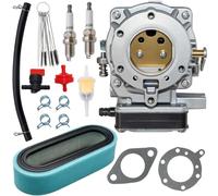 Rebuiman 693480 Carburetor Fit for 42E707 42E777 42A707 42A777 17.0 18.5 19.5 20 21HP V-Twin Engine Carb with Air Filter Fuel Pump Replaces 917270821 495181 495026 491427 499306 491429 491535