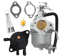 Rebuiman Carburetor for Kawasaki Mule 600 610 SX XC SC 4x4 KAF400 KAF400B KAF400A KAF400C KAF400E KAF400D Carb Replaces 15003-2943 15004-0953 with Fuel Pump