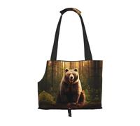 rebuke Pattern pet going out bag - lightweight travel cat bag, breathable shoulder bag for small dogs