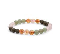 Rebuy Money Magnet Bracelet Pyrite, Green Aventurine, Citrine, Hematite, Clear Quartz, Green Tiger Eye, Amethyst Crystal Natural Gemstone Bracelet For Men & Women