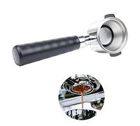 RECAFIMIL Bottomless Portafilter 51mm Resuable Bottomless Filter Stainless Steel Coffee Filter Holder Replacement Filter Basket Coffee Accessories 2 Ears Compatible for ECP31.21