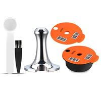RECAFIMIL Coffee Pod, 180 ml with 60 ml Replacement Lid, Refillable Coffee Capsule Made of PP Plastic, Compatible with Tassimo Coffee Machine