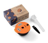 RECAFIMIL Reusable Coffee Filter, Refillable Coffee Capsules Pods 180ml PP Plastic Reusable Capsules for Bosch Tassi*mo Coffee Machine Accessory